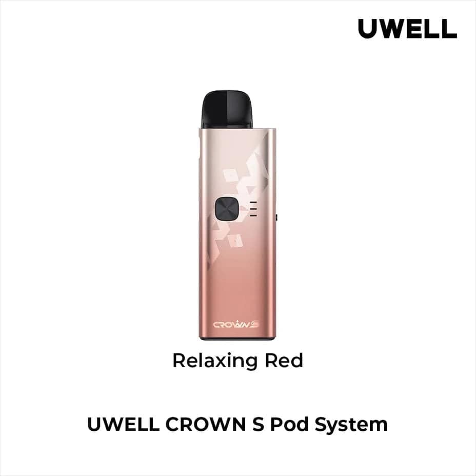 Uwell Crown S Pod Kit Relaxing Red Morden Vape SuperStore and Cannabis Manitoba Canada