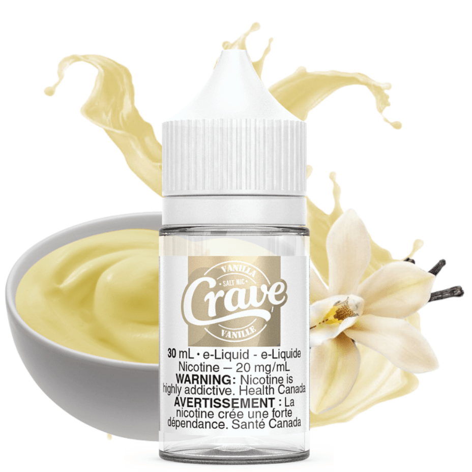 Vanilla Salt by Crave E-liquid 30ml / 12mg Morden Vape SuperStore and Cannabis Manitoba Canada