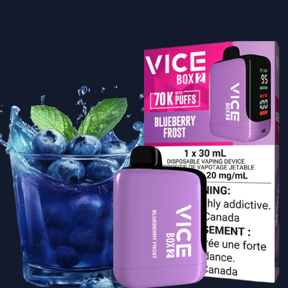 Vice Box 2 Disposable Vape-Blueberry Frost in Manitoba