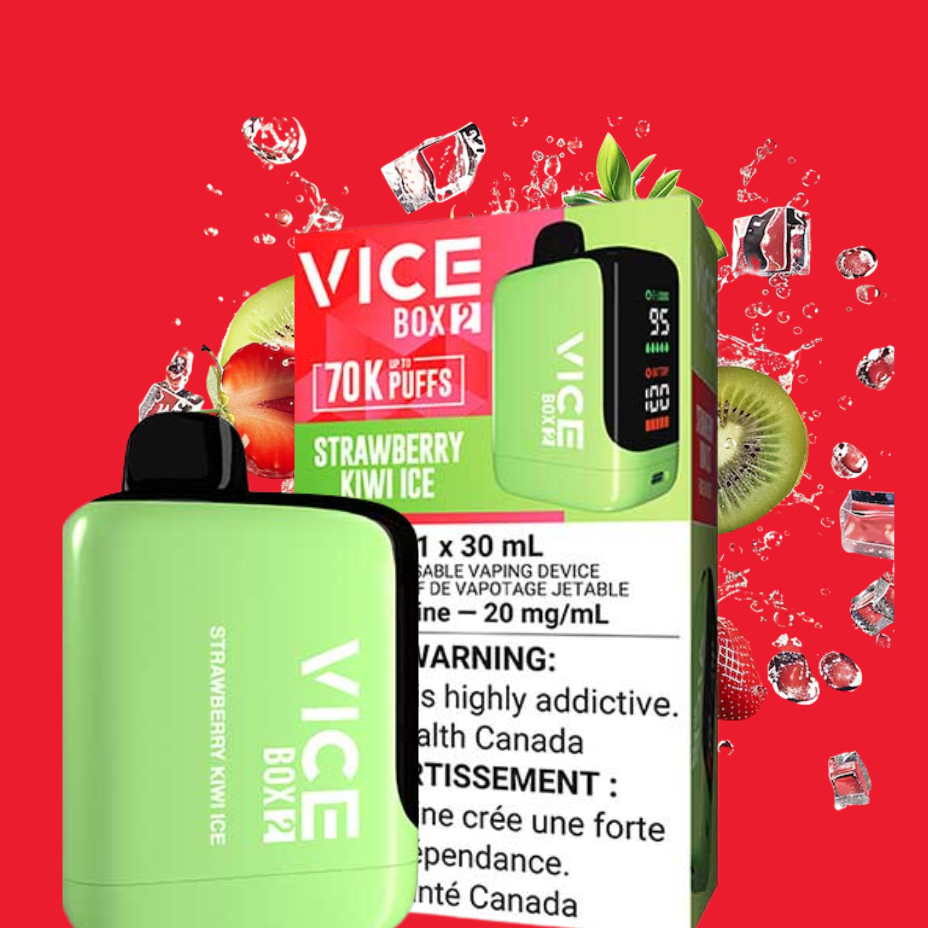 Vice Box 2 Disposable Vape-Strawberry Kiwi Ice in Manitoba