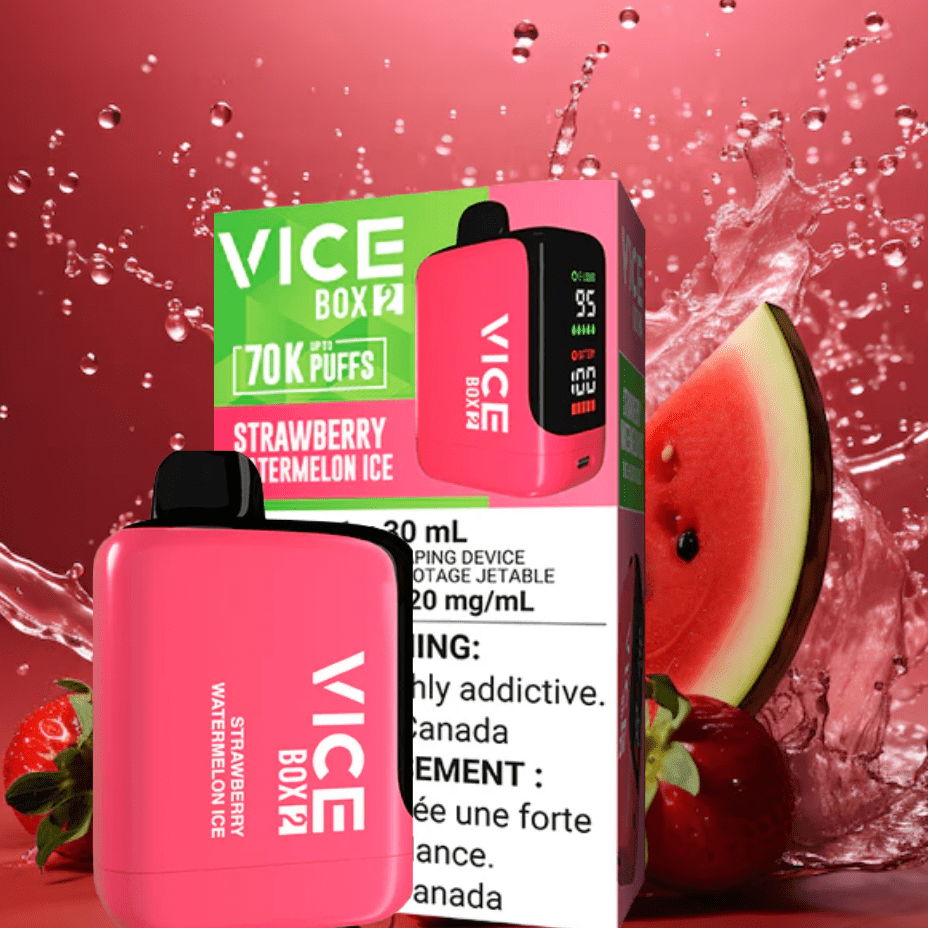 Vice Box 2 Disposable Vape-Strawberry Watermelon Ice in Manitoba