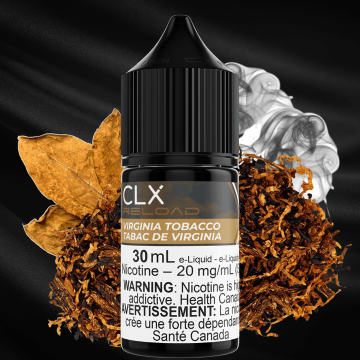 Virginia Tobacco Salt by CLX Reload E-Liquid Morden Vape SuperStore and Cannabis Manitoba Canada