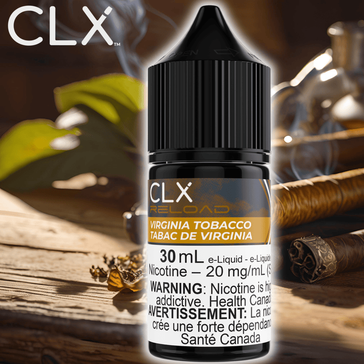 Virginia Tobacco Salt by CLX Reload E-Liquid Morden Vape SuperStore and Cannabis Manitoba Canada