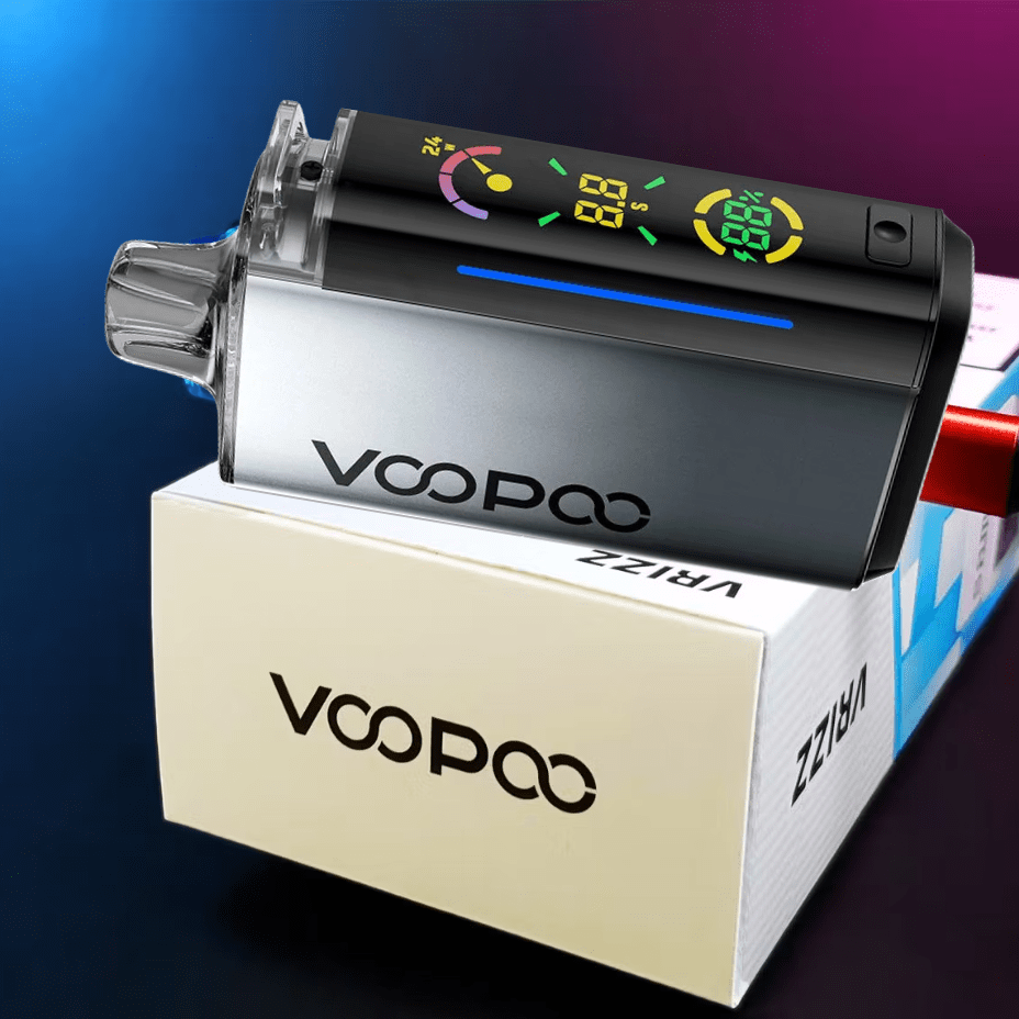 VooPoo VRIZZ Pod Kit-15ml Pod SIlver Black Morden Vape SuperStore and Cannabis Manitoba Canada