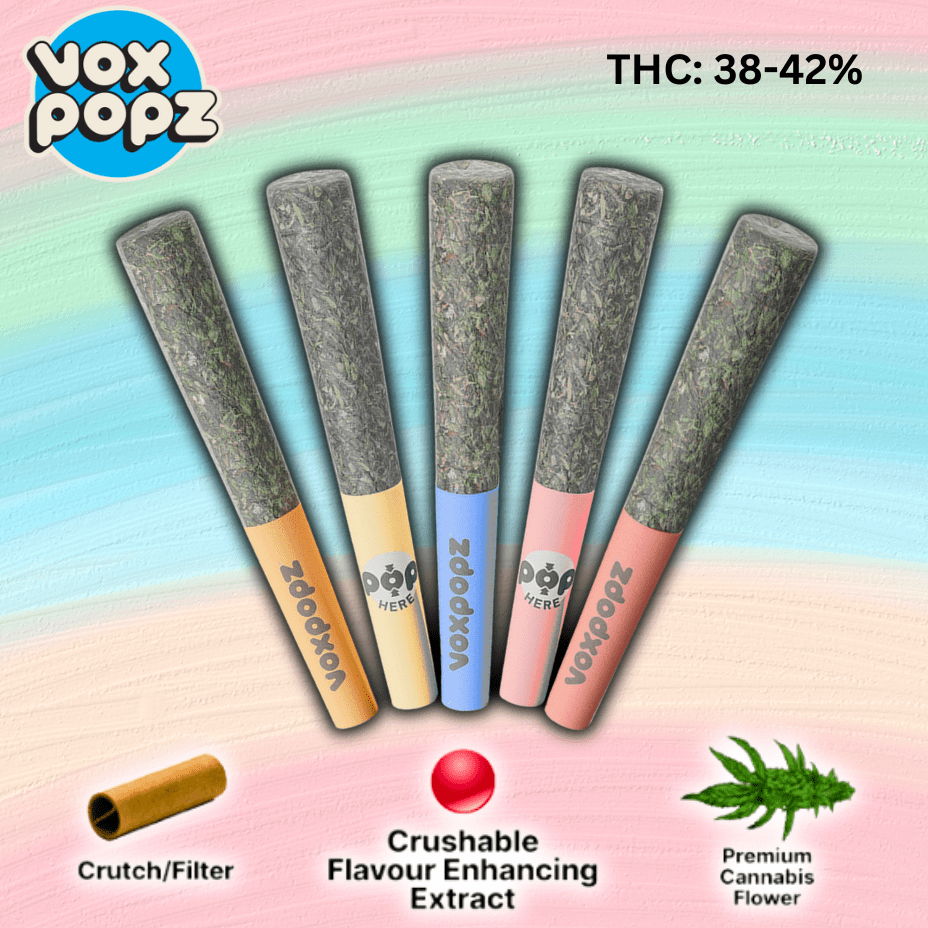 Vox Pops TasterPack Crushable Infused Pre-rolls 5x0.5g 5x0.5g Morden Vape SuperStore and Cannabis Manitoba Canada