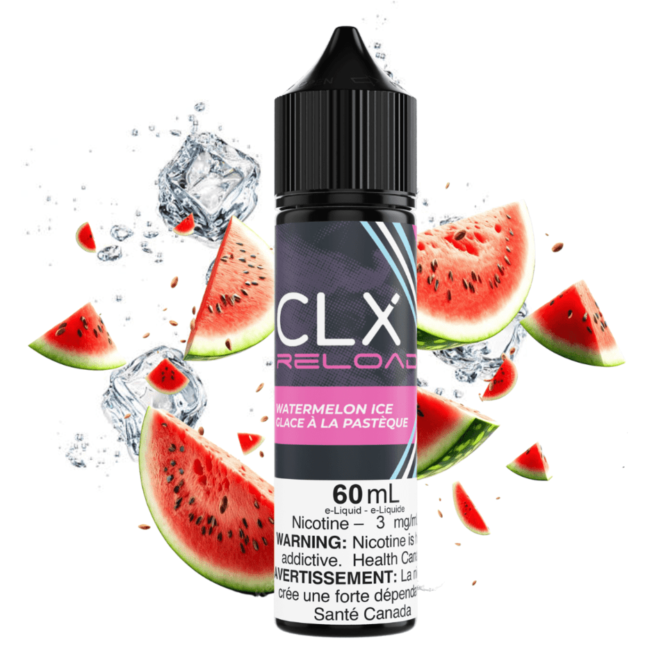 Watermelon Ice by CLX Reload E-liquid 3mg Morden Vape SuperStore and Cannabis Manitoba Canada