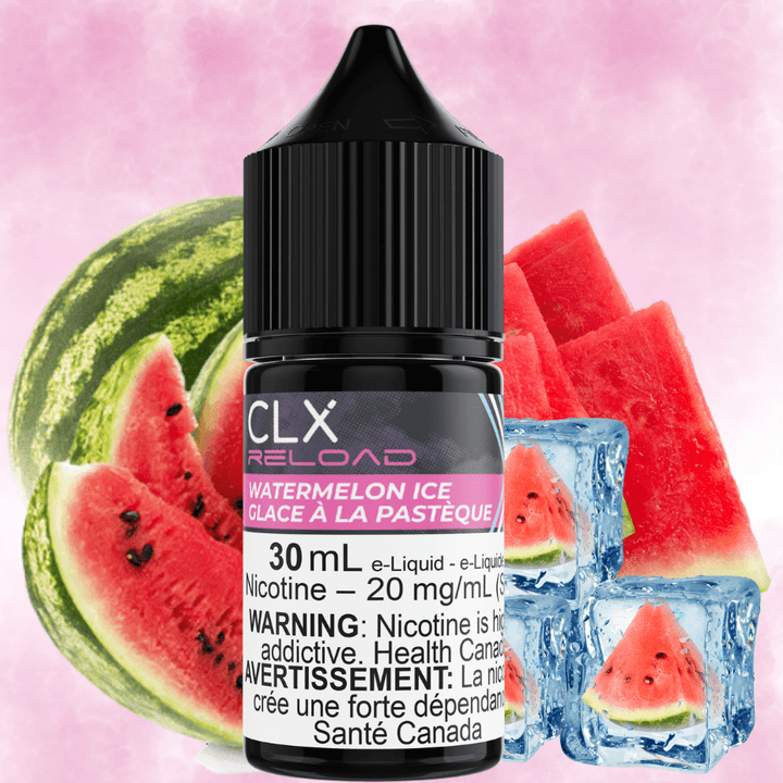 Watermelon Ice Salt by CLX Reload E-Liquid Morden Vape SuperStore and Cannabis Manitoba Canada