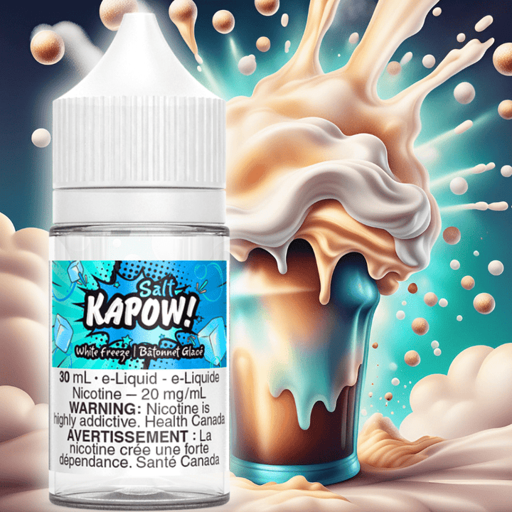 White Freeze Salt Nicotine by Kapow E-liquid - Morden Manitoba at Vape SuperStore