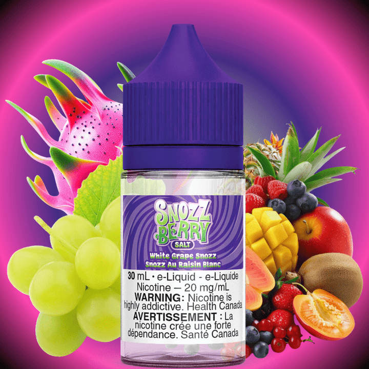 White Grape Snozz Salt By Snozzberry E-Liquid Morden Vape SuperStore and Cannabis Manitoba Canada