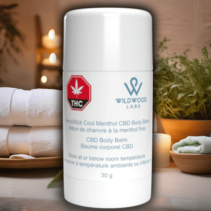 Wildwood Labs HempStick Cool Menthol CBD Body Balm-30g 30g Morden Vape SuperStore and Cannabis Manitoba Canada