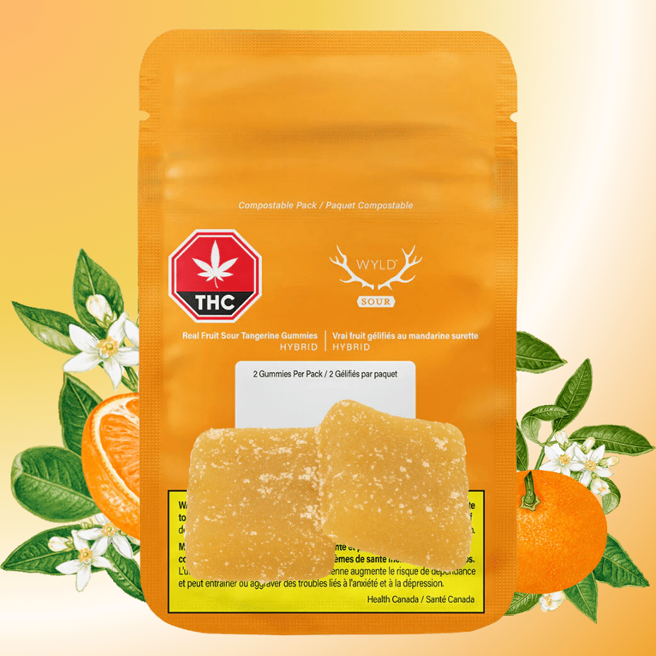 Wyld Sour Tangerine Hybrid Gummies-2pkg 2x5mg Morden Vape SuperStore and Cannabis Manitoba Canada