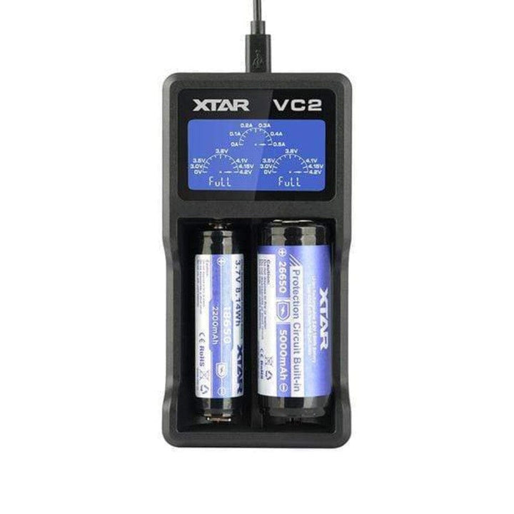 X-TAR VC Battery Chargers VC2-bay Morden Vape SuperStore and Cannabis Manitoba Canada