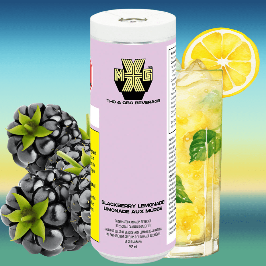 XMG+ Blackberry Lemonade THC Infused Beverage-355ml 355ml Morden Vape SuperStore and Cannabis Manitoba Canada