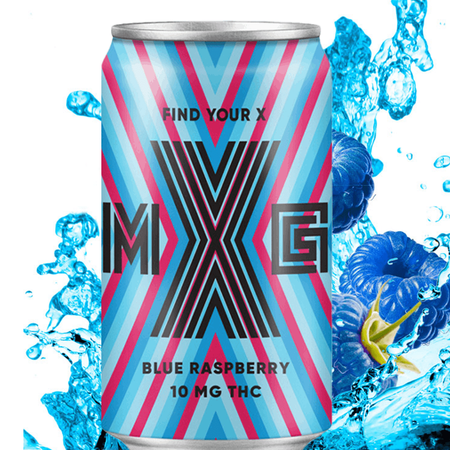 XMG Blue Raspberry THC Infused Beverage-236ml 236ml Morden Vape SuperStore and Cannabis Manitoba Canada