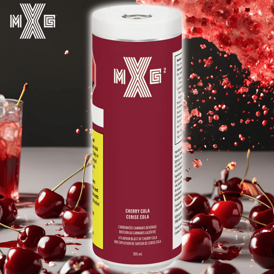 XMG Cherry Cola THC Infused Beverage-355ml 355ml Morden Vape SuperStore and Cannabis Manitoba Canada