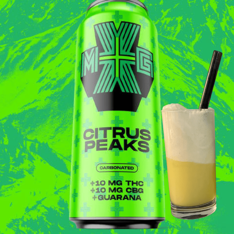 XMG Citrus Peaks THC-CBG Infused Beverage-355ml 355ml Morden Vape SuperStore and Cannabis Manitoba Canada