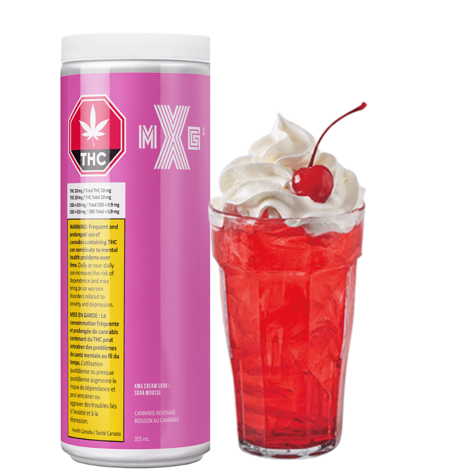 XMG  Cream Soda THC Infused Beverage-355ml 355ml Morden Vape SuperStore and Cannabis Manitoba Canada