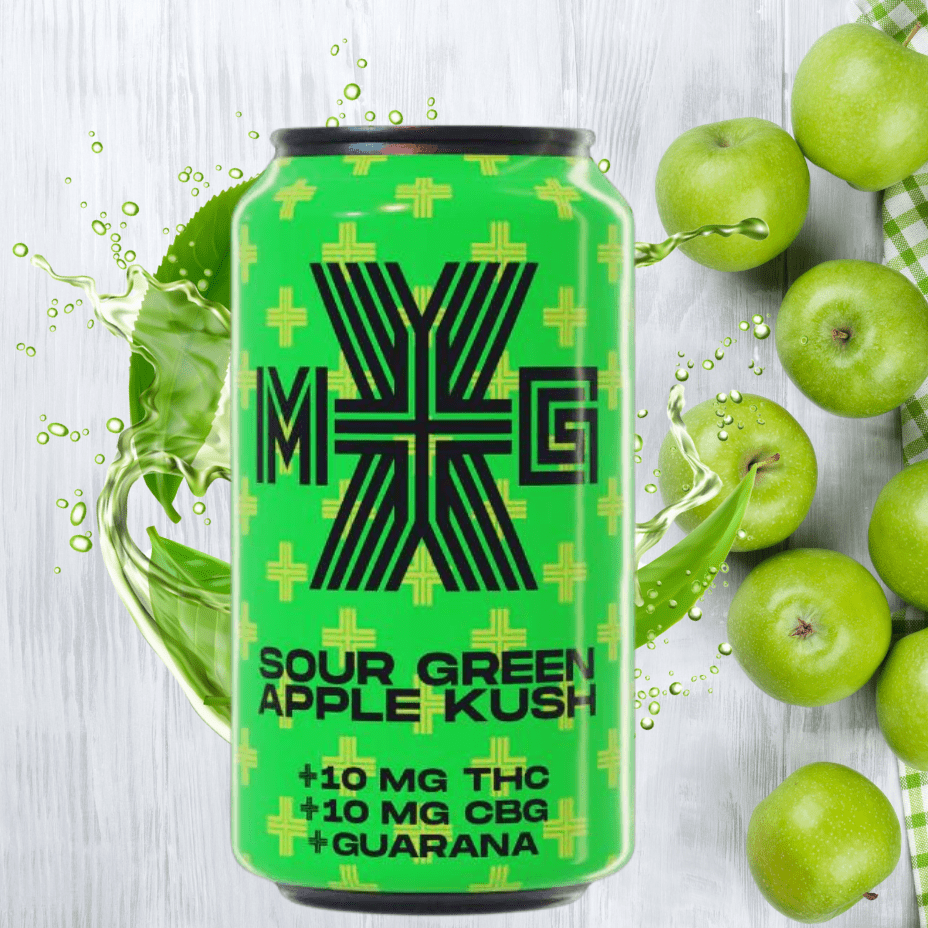 XMG+ Green Apple Kush THC Infused Beverage-236ml 236ml Morden Vape SuperStore and Cannabis Manitoba Canada