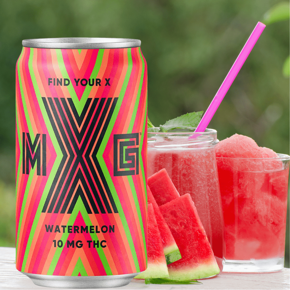 XMG Watermelon THC Infused Beverage-236ml 236ml Morden Vape SuperStore and Cannabis Manitoba Canada