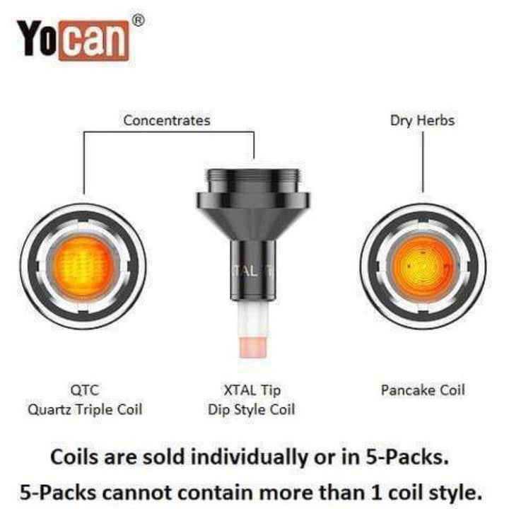 Yocan Falcon Replacement Coils-5pkg XTAL Tip Morden Vape SuperStore and Cannabis Manitoba Canada