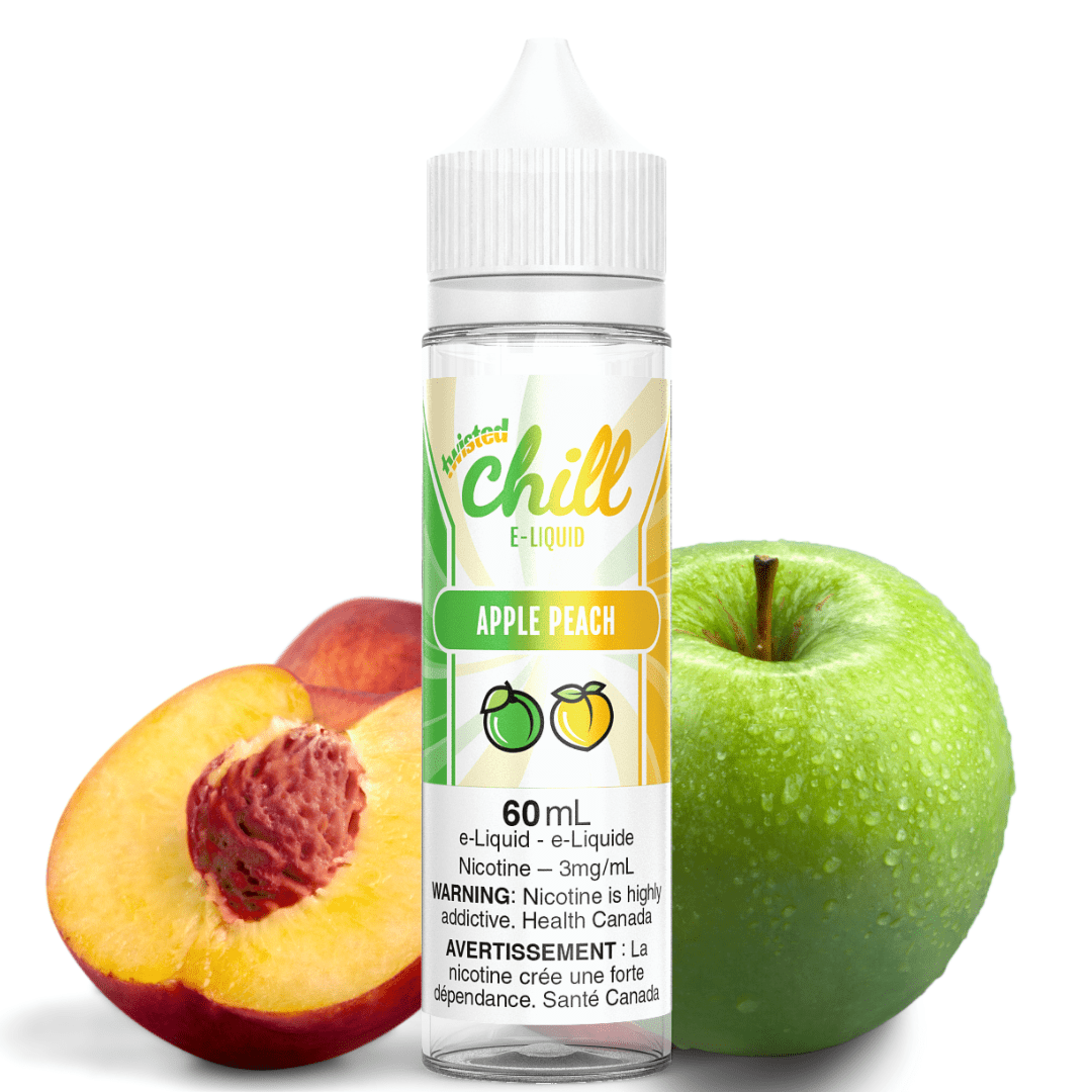 Apple Peach by Chill E-liquid 60ml / 3mg Morden Vape SuperStore and Cannabis Manitoba Canada