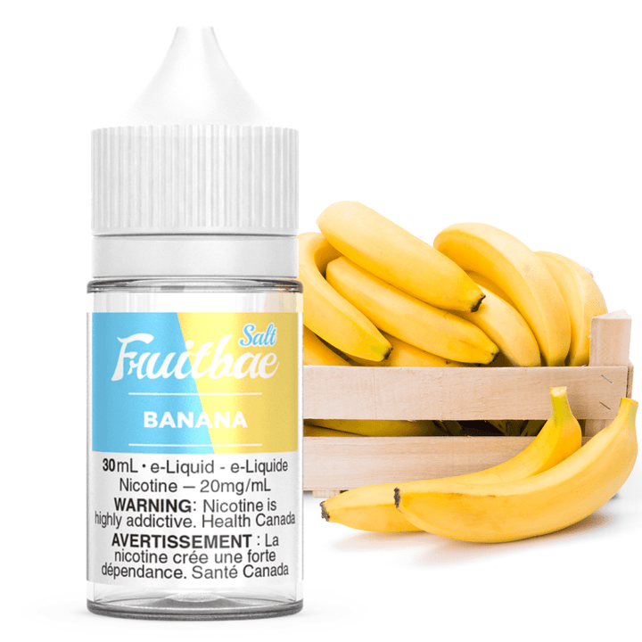 Banana Salt by Fruitbae E-Liquid 12mg Morden Vape SuperStore and Cannabis Manitoba Canada