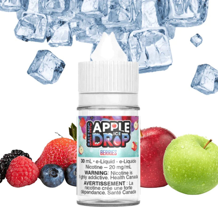 Berries Ice Salts by Apple Drop E-Liquid 30ml / 12mg Morden Vape SuperStore and Cannabis Manitoba Canada