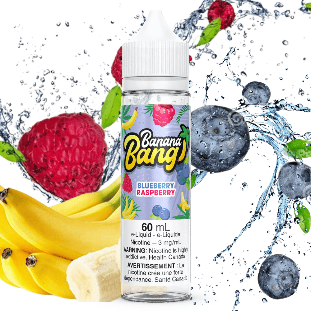 Blueberry Raspberry by Banana Bang E-Liquid 60ml / 3mg Morden Vape SuperStore and Cannabis Manitoba Canada