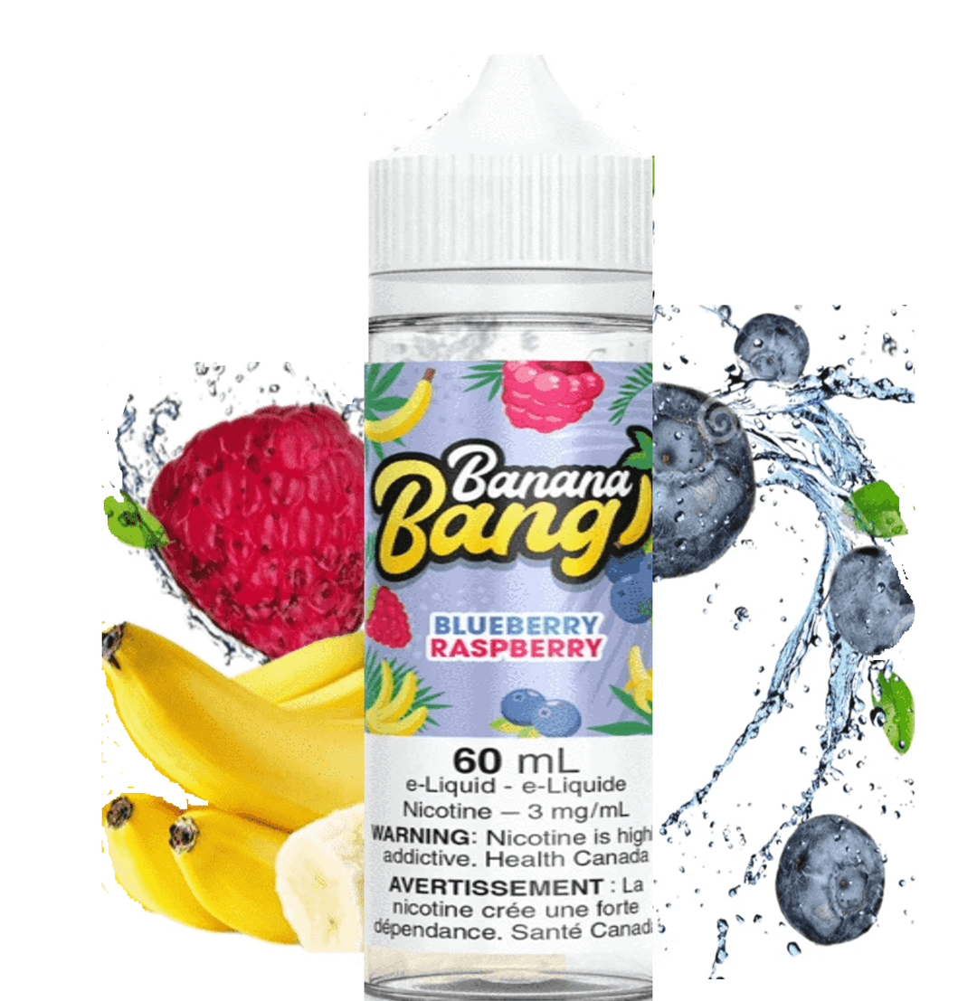 Blueberry Raspberry by Banana Bang E-Liquid Morden Vape SuperStore and Cannabis Manitoba Canada