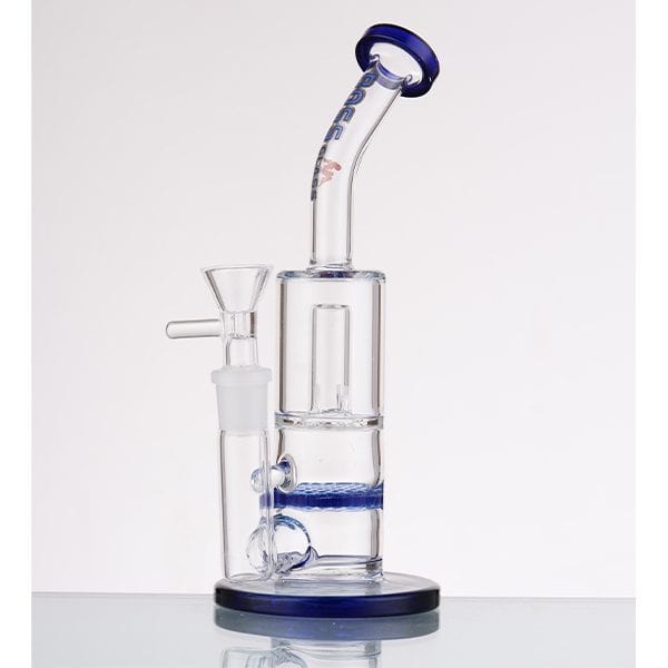 Boss Glass Bent Neck Dab Rig W/Honeycomb & Showerhead-8" Morden Vape SuperStore and Cannabis Manitoba Canada