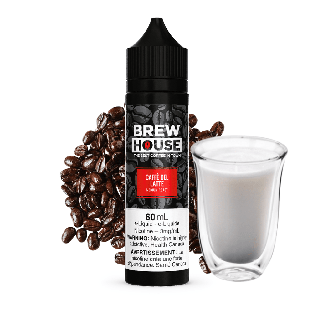 Caffe Del Latte by Brew House E-Liquid 60ml / 3mg Morden Vape SuperStore and Cannabis Manitoba Canada