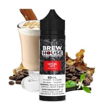 Caffe Del Latte by Brew House E-Liquid Morden Vape SuperStore and Cannabis Manitoba Canada