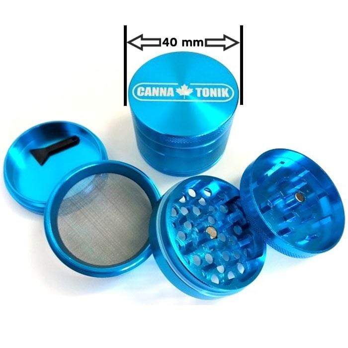 Cannatonik Aluminum Grinder 40mm Cyan Morden Vape SuperStore and Cannabis Manitoba Canada