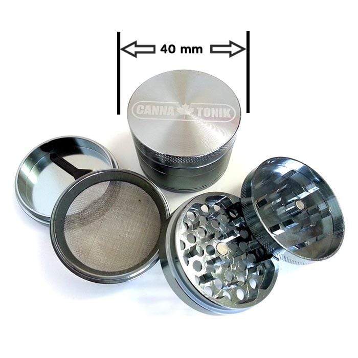 Cannatonik Aluminum Grinder 40mm Grey Morden Vape SuperStore and Cannabis Manitoba Canada