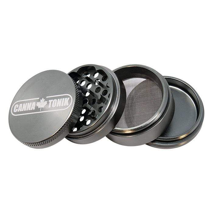 Cannatonik Aluminum Grinder 56mm Grey Morden Vape SuperStore and Cannabis Manitoba Canada