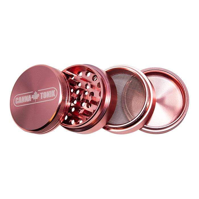 Cannatonik Aluminum Grinder 56mm Pink Morden Vape SuperStore and Cannabis Manitoba Canada