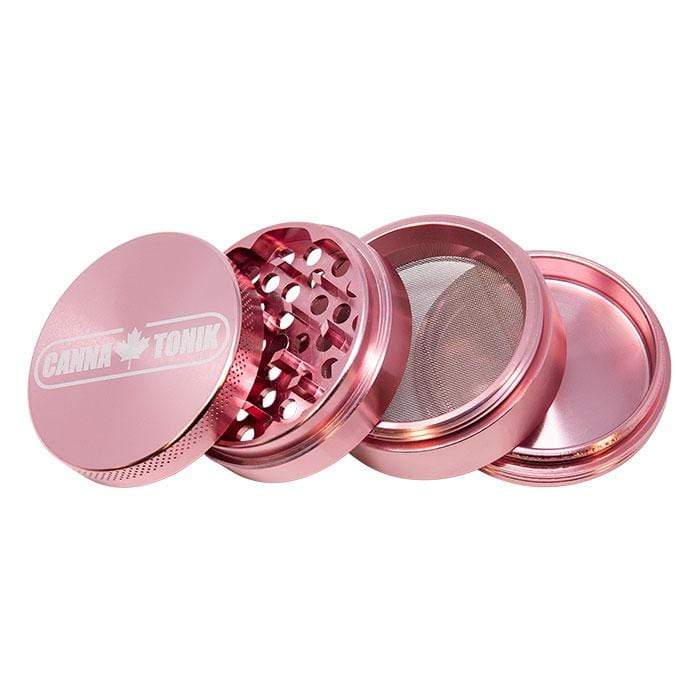 Cannatonik Aluminum Grinder 56mm Rose Gold Morden Vape SuperStore and Cannabis Manitoba Canada