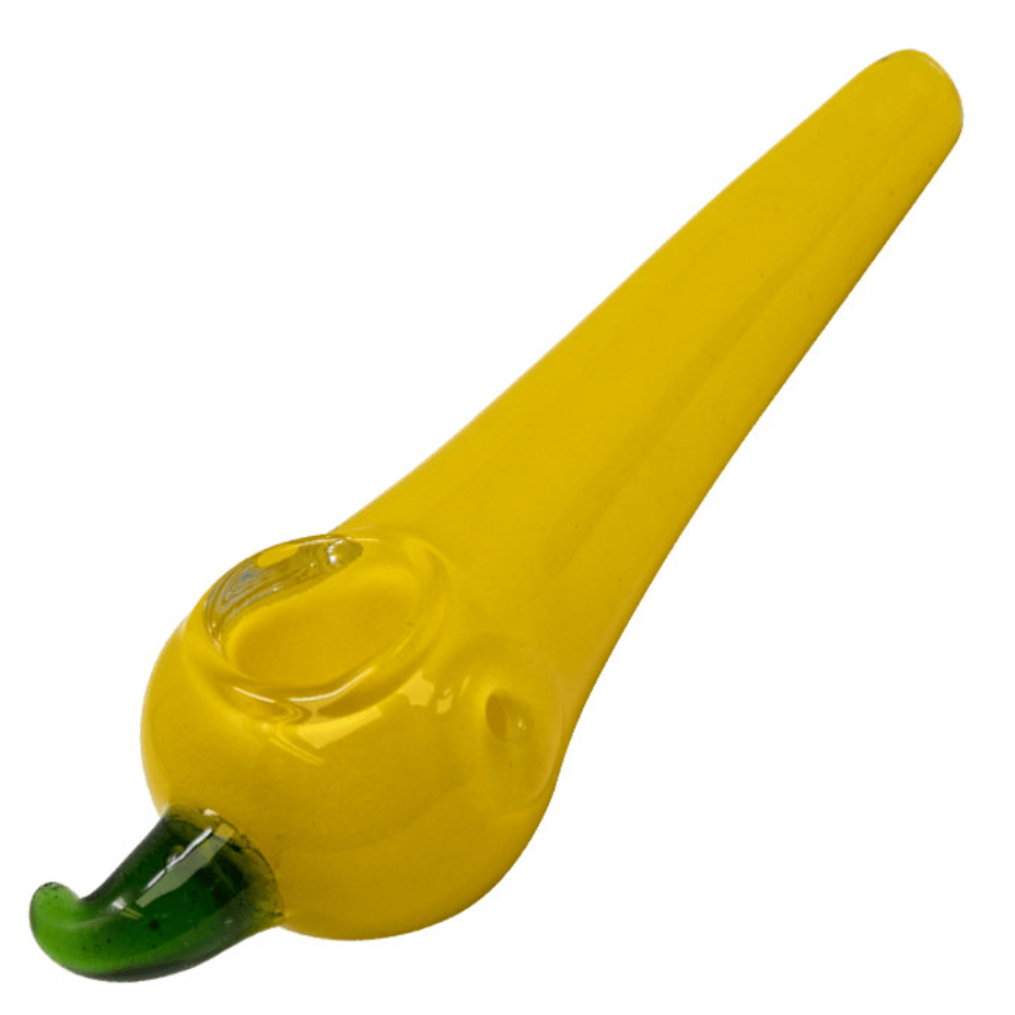 Cannatonik Chilly Pepper Weed Hand Pipe-5" 5" / Yellow Morden Vape SuperStore and Cannabis Manitoba Canada