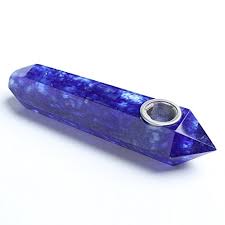 Cotton Candy Quartz Crystal Pipe blue Morden Vape SuperStore and Cannabis Manitoba Canada