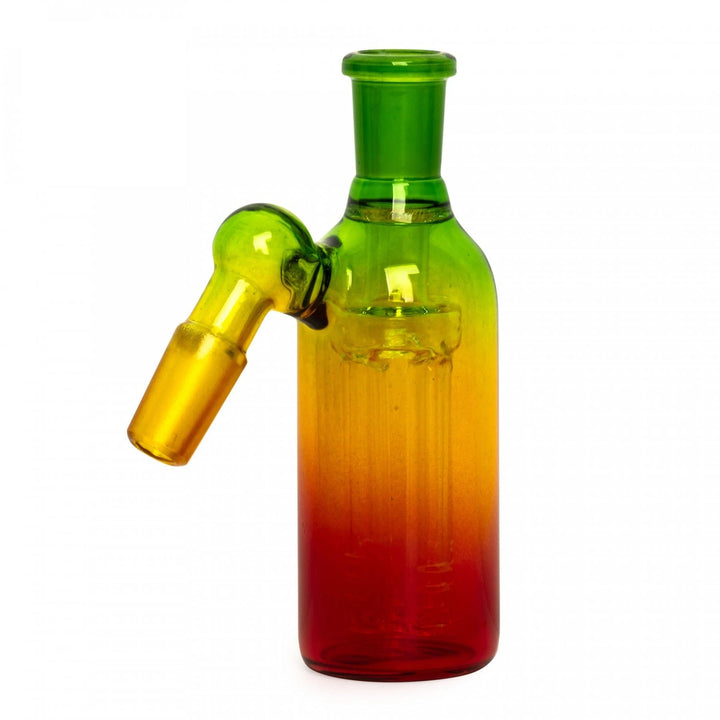 Day Glow Ash Catcher w/ 4-Arm Perc 14mm-45° Rasta Morden Vape SuperStore and Cannabis Manitoba Canada