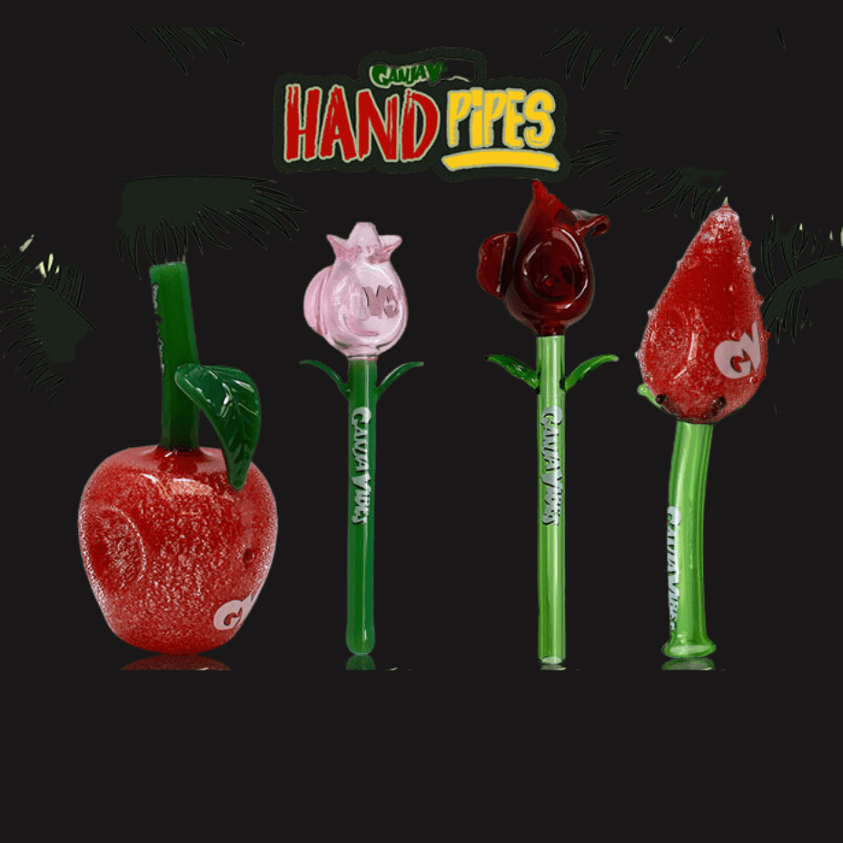 Ganja Vibes Apple Glass Weed Pipe-5" Morden Vape SuperStore and Cannabis Manitoba Canada