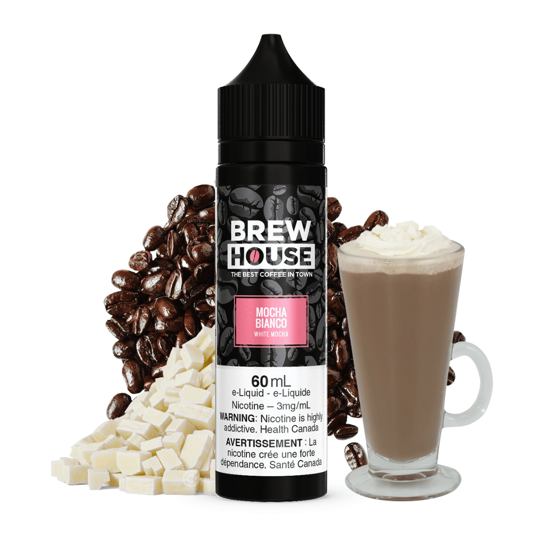 Mocha Bianco by Brew House E-Liquid 60ml / 3mg Morden Vape SuperStore and Cannabis Manitoba Canada