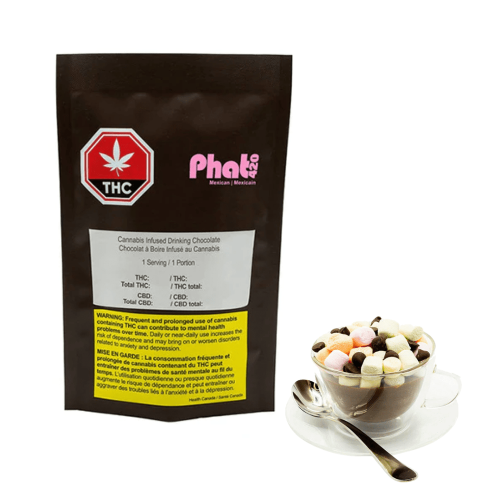 Phat420 Mexican THC Infused Dark Hot Chocolate-55g Morden Vape SuperStore and Cannabis Manitoba Canada