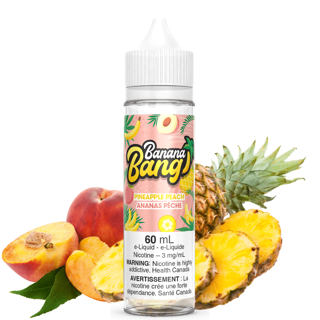 Pineapple Peach by Banana Bang 3mg Morden Vape SuperStore and Cannabis Manitoba Canada