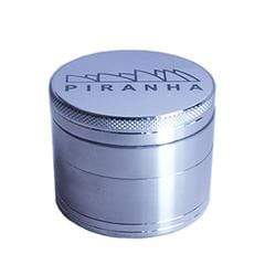 Piranha 2.5" 4-Piece Grinder Stainless Steel Morden Vape SuperStore and Cannabis Manitoba Canada