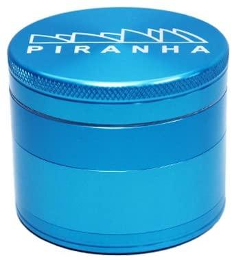 Piranha 2.5" 4-Piece Grinder Turquoise Morden Vape SuperStore and Cannabis Manitoba Canada