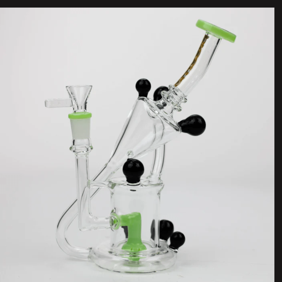 Preemo Glass Bauble Recycler-9" 9" / Mint Green Morden Vape SuperStore and Cannabis Manitoba Canada