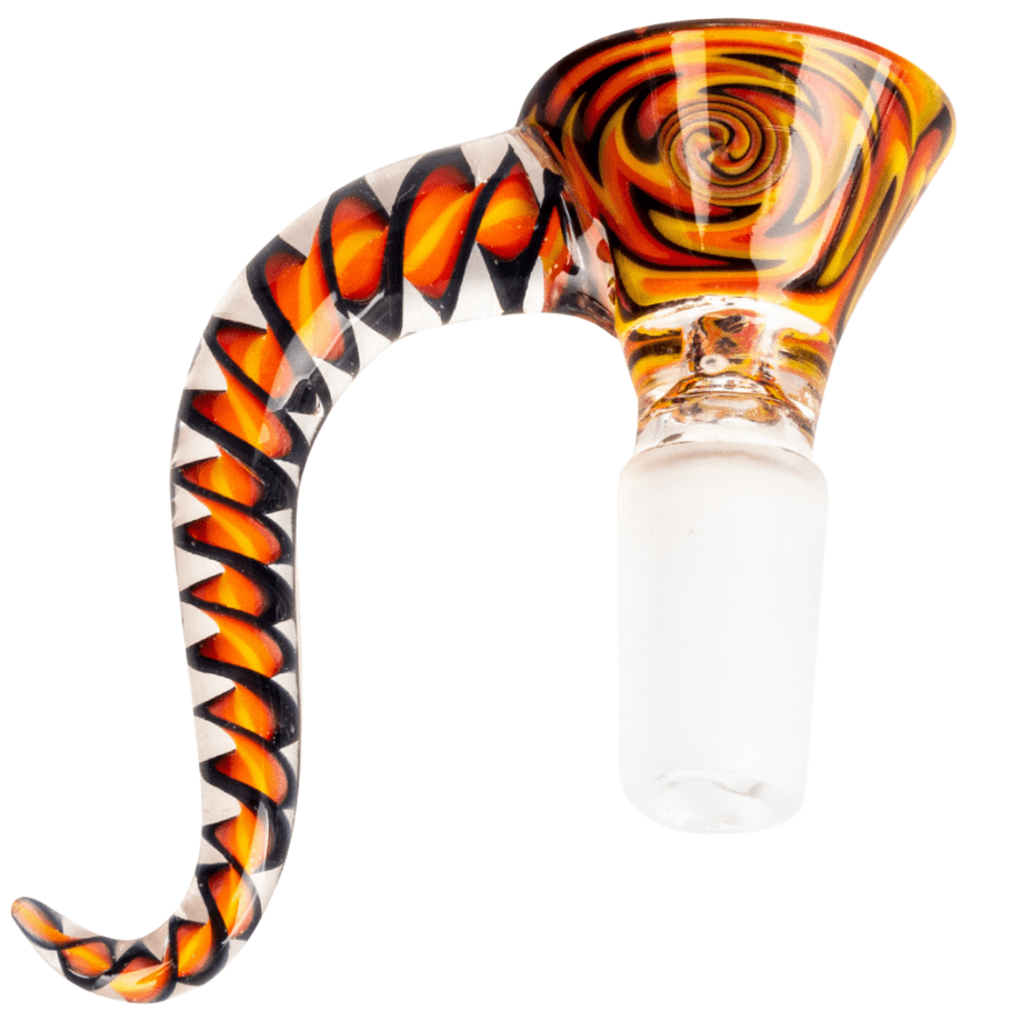 Red Eye Glass Carnival Cone Pull-Out 14mm 14mm / Red Morden Vape SuperStore and Cannabis Manitoba Canada