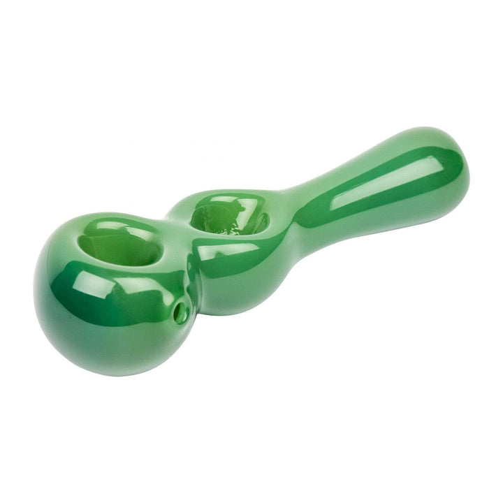 Red Eye Glass Twice Baked 4.5" Hand Pipe 4.5" / Jade Green Morden Vape SuperStore and Cannabis Manitoba Canada