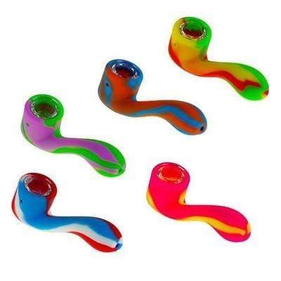 Silicone Sherlock Hand Pipe w/ Screen Morden Vape SuperStore and Cannabis Manitoba Canada